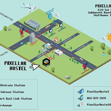 Pixellar Hostel กรุงเทพมหานคร ภายนอก รูปภาพ